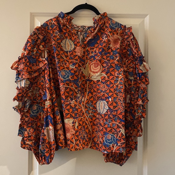 Ulla Johnson Multicolor Ruffled Blouse - Picture 2 of 3